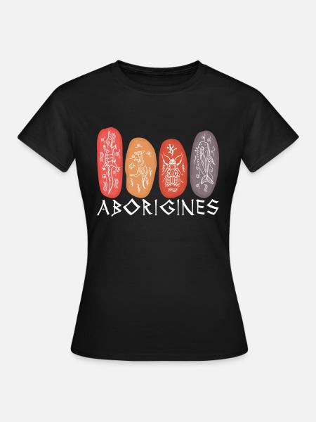 Aborigines - Frauen T-Shirt - Schwarz