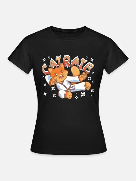 Catrate - Frauen T-Shirt - Schwarz