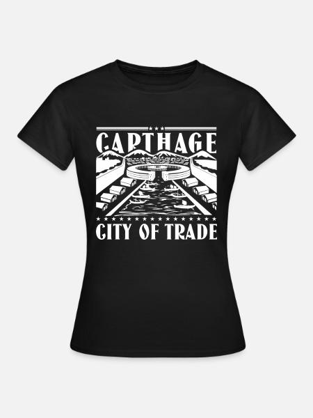 Karthago, Stadt des Handels - Frauen T-Shirt - Schwarz