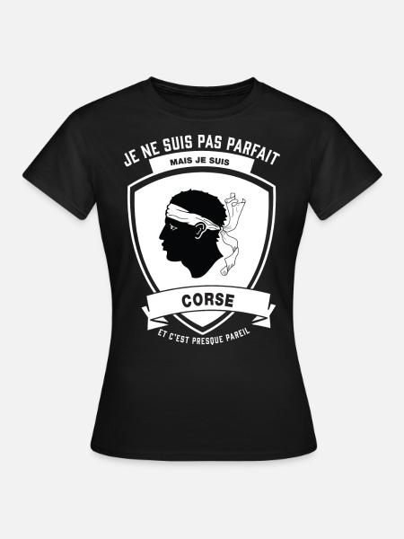 Corse Parfait - T-shirt Femme - noir