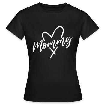 Mama - Frauen T-Shirt - Schwarz - Vorne - AI Model Female 172 dark (172cm)