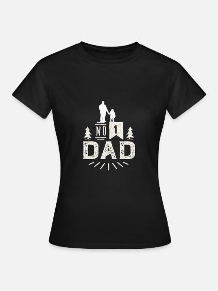no1 dad of the world - Women's T-Shirt - black