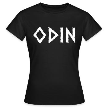 Odin - Frauen T-Shirt - Schwarz - Vorne - AI Model Female 172 dark (172cm)