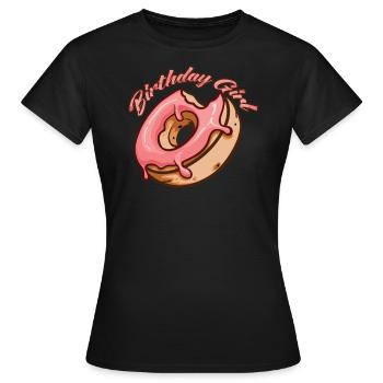 Kindergeburtstag Mädchen Kindergeburtstag - Frauen T-Shirt - Schwarz - Vorne - AI Model Female 172 dark (172cm)