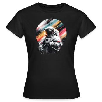 Greifen Sie Nach Den Sternen Mit Unserem - Frauen T-Shirt - Schwarz - Vorne - AI Model Female 172 dark (172cm)