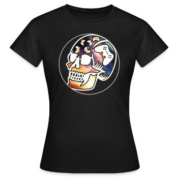 Play Controller Gaming Skull Controller - T-shirt Femme - noir - Devant - AI Model Female 172 dark (172cm)