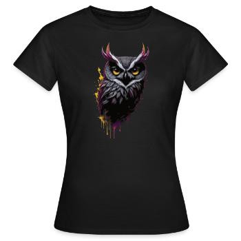 Célébrez le majestueux et le mystérieux - T-shirt Femme - noir - Devant - AI Model Female 172 dark (172cm)