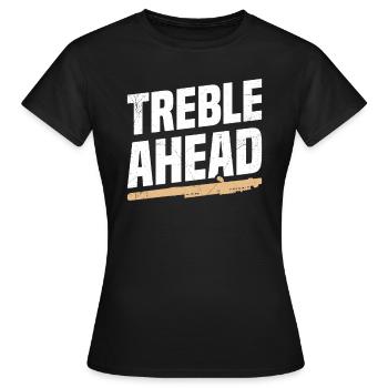 Piccolos Aigus en avant - T-shirt Femme - noir - Devant - AI Model Female 172 dark (172cm)