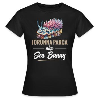Nacktschnecke Jorunna Parca, Auch Bekannt Als - Frauen T-Shirt - Schwarz - Vorne - AI Model Female 172 dark (172cm)