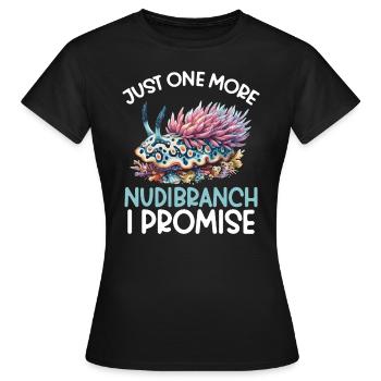Nur Noch Eine Nacktschnecke, Das Verspreche Ich - Frauen T-Shirt - Schwarz - Vorne - AI Model Female 172 dark (172cm)