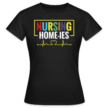 Nursing Home Administrators - Women's T-Shirt - black - Front - AI Model Female 172 dark (172cm)