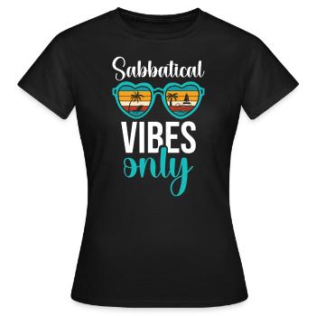 Uniquement des vibrations sabbatiques - T-shirt Femme - noir - Devant - AI Model Female 172 dark (172cm)