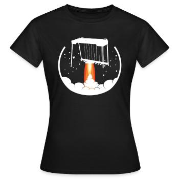 Ich Spiele Pedal-steel-gitarre, Was Ist Deine - Frauen T-Shirt - Schwarz - Vorne - AI Model Female 172 dark (172cm)
