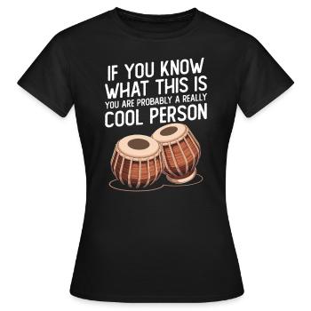 Wenn Sie Wissen, Was Das Ist, Sind Sie - Frauen T-Shirt - Schwarz - Vorne - AI Model Female 172 dark (172cm)
