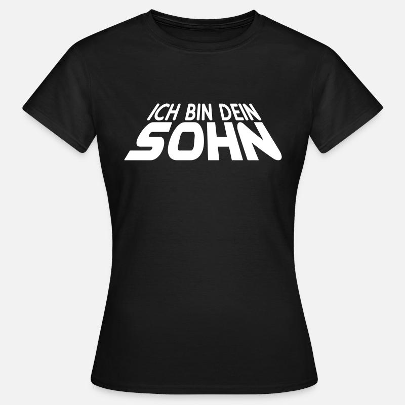 Ich bin dein SOHN 3D (1c) - Frauen T-Shirt - Schwarz