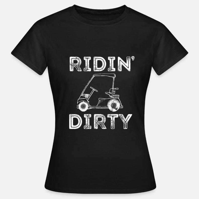 Golf caddy funny - Women's T-Shirt - black