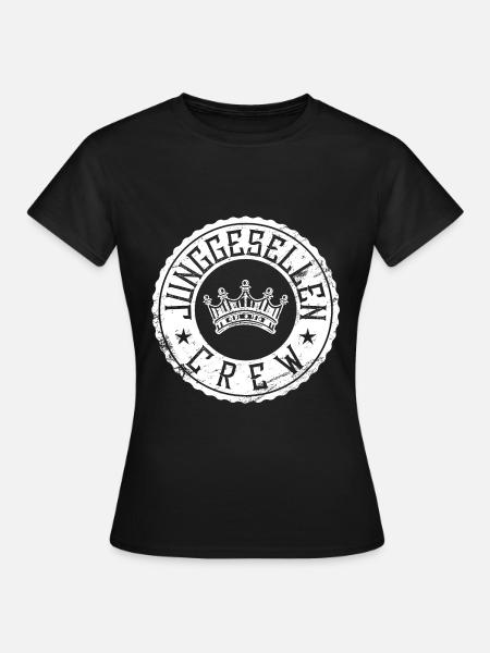 junggesellen crew - Frauen T-Shirt - Schwarz