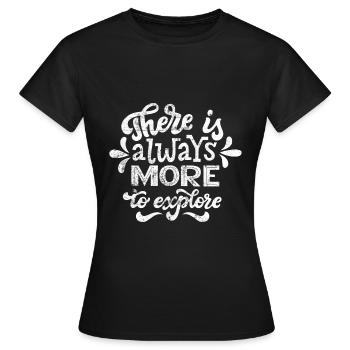 Travel Travel Explore Award - Women's T-Shirt - black - Front - AI Model Female 172 dark (172cm)