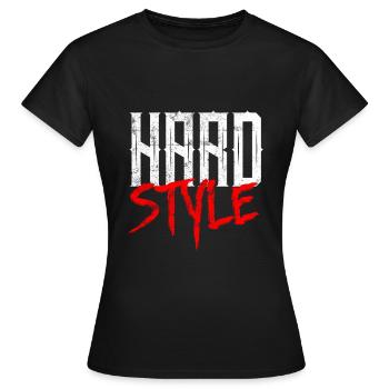 Hardstyle Music Hard Style Music - Women's T-Shirt - black - Front - AI Model Female 172 dark (172cm)