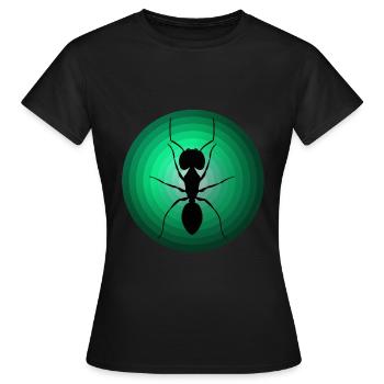 Ants - Women's T-Shirt - black - Front - AI Model Female 172 dark (172cm)
