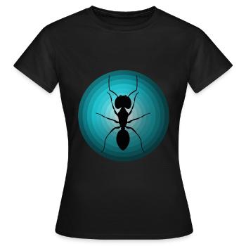 Ants - Women's T-Shirt - black - Front - AI Model Female 172 dark (172cm)