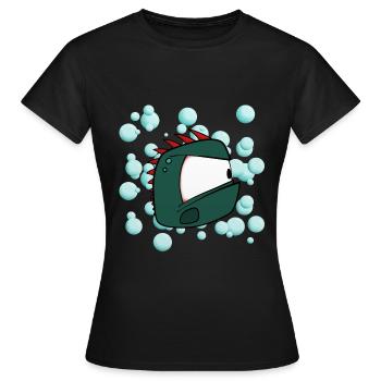 Pixel monsters - Women's T-Shirt - black - Front - AI Model Female 172 dark (172cm)