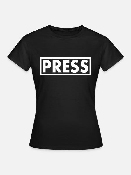 Press - T-shirt Femme - noir