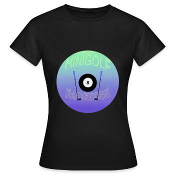 Golf miniature - T-shirt Femme - noir - Devant - AI Model Female 172 dark (172cm)