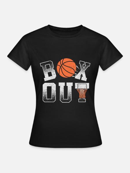 Basketball Coach Shirt Box Out defensa de rebote - T-shirt dam - svart