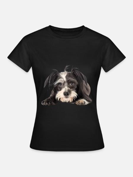 Chinese Crested - Frauen T-Shirt - Schwarz