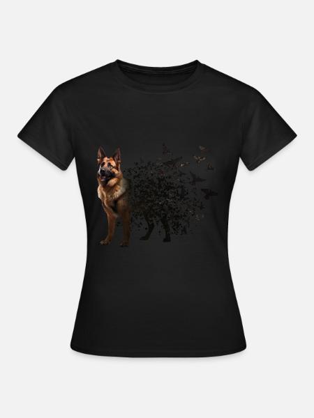 Deutscher Schäferhund - Frauen T-Shirt - Schwarz