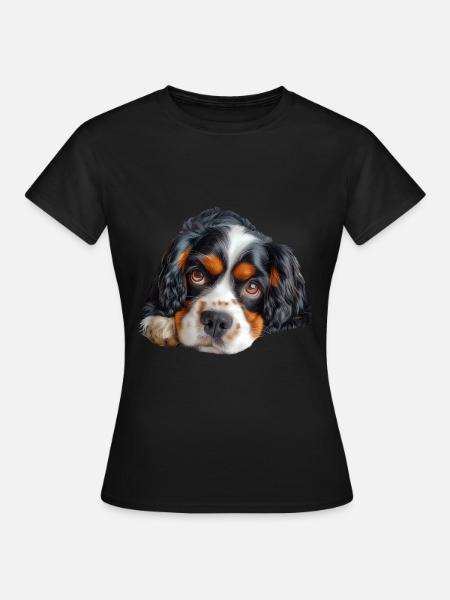 Cavalier King Charles - Frauen T-Shirt - Schwarz