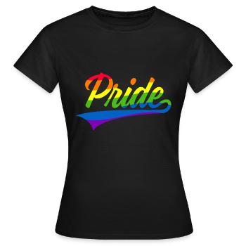PRIDE LGBT CSD - T-shirt Femme - noir - Devant - AI Model Female 172 dark (172cm)