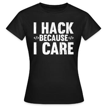 Hacker Code Informatique admin Oracle Cadeau - T-shirt Femme - noir - Devant - AI Model Female 172 dark (172cm)