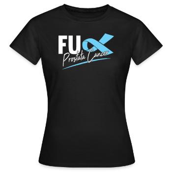Prostata Krebs Kampf Spruch Gesundheit Geschenk - Frauen T-Shirt - Schwarz - Vorne - AI Model Female 172 dark (172cm)