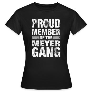 Meyer Stolz Team Cadeau familial - T-shirt Femme - noir - Devant - AI Model Female 172 dark (172cm)