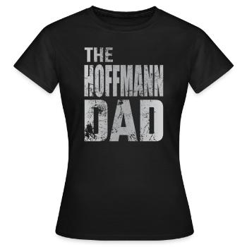 Idée cadeau Hoffmann Dad Father Dad - T-shirt Femme - noir - Devant - AI Model Female 172 dark (172cm)
