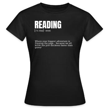 Définition amusante pour les loisirs d’intérieur Dictionnaire Ind - T-shirt Femme - noir - Devant - AI Model Female 172 dark (172cm)