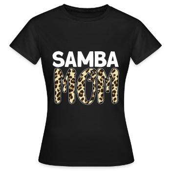 Samba - Frauen T-Shirt - Schwarz - Vorne - AI Model Female 172 dark (172cm)