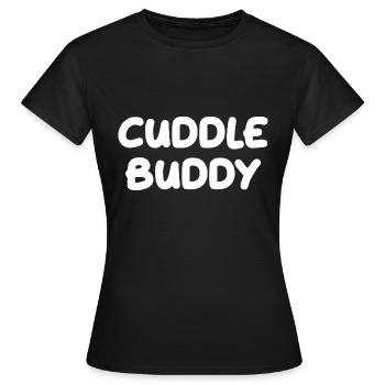 Cuddle Buddy - Women's T-Shirt - black - Front - AI Model Female 172 dark (172cm)