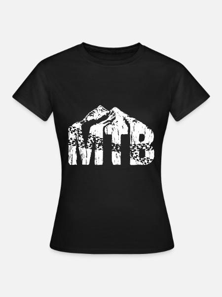 MTB - Frauen T-Shirt - Schwarz
