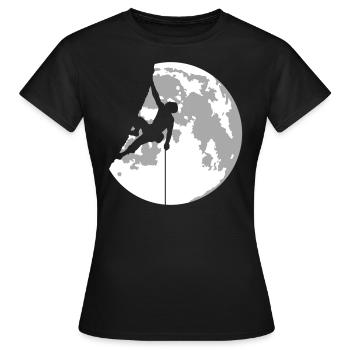 escalade - T-shirt Femme - noir - Devant - AI Model Female 172 dark (172cm)