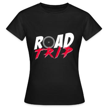 Conception de voyage - T-shirt Femme - noir - Devant - AI Model Female 172 dark (172cm)