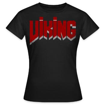 viking - T-shirt Femme - noir - Devant - AI Model Female 172 dark (172cm)
