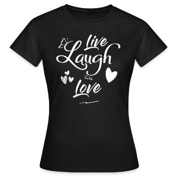 Proverbes - T-shirt Femme - noir - Devant - AI Model Female 172 dark (172cm)