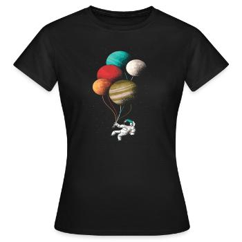 Dessin de bande dessinée - T-shirt Femme - noir - Devant - AI Model Female 172 dark (172cm)