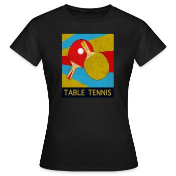 Ping-ping-lt - T-shirt Femme - noir - Devant - AI Model Female 172 dark (172cm)