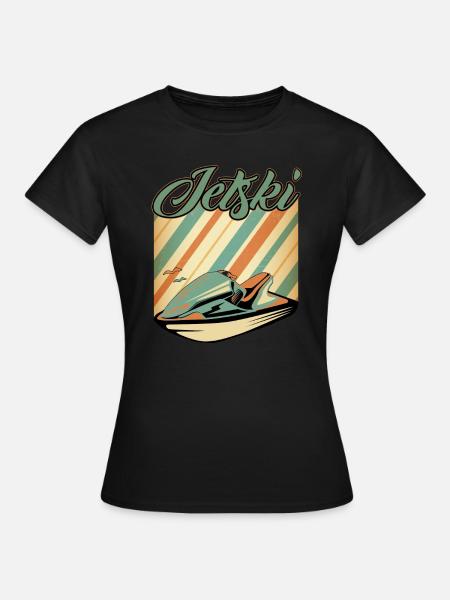 Jetski - Frauen T-Shirt - Schwarz