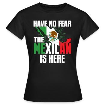 mexicain - T-shirt Femme - noir - Devant - AI Model Female 172 dark (172cm)