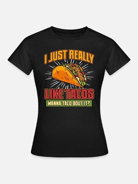 Tacos - Frauen T-Shirt - Schwarz
